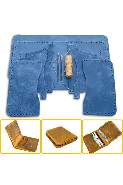 ipekbazaar DIY Dara Leather Wallet Making Kit, DIY Handmade Wallet Card Holde...