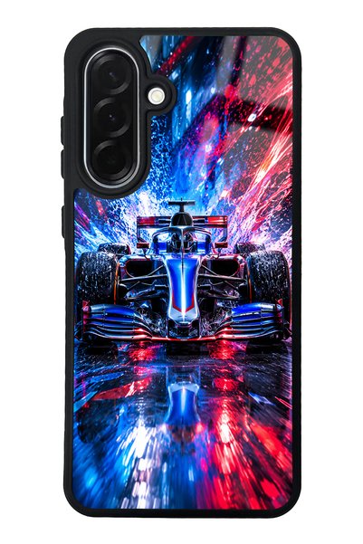 S Mode Samsung A36 Bluefire Apex Design Glossy Phone Case