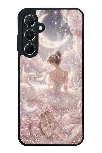S Mode Samsung A55 Starlight Ballerina Design Glossy Phone Case