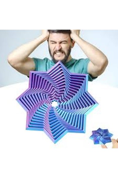 OEM Jucărie Fractal Fidget, Stea Hexagonală 3D