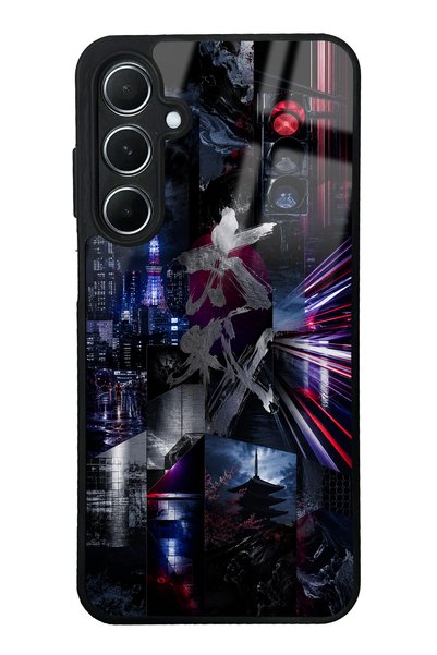 S Mode Samsung A55 Tokyo Motion Design Glossy Phone Case