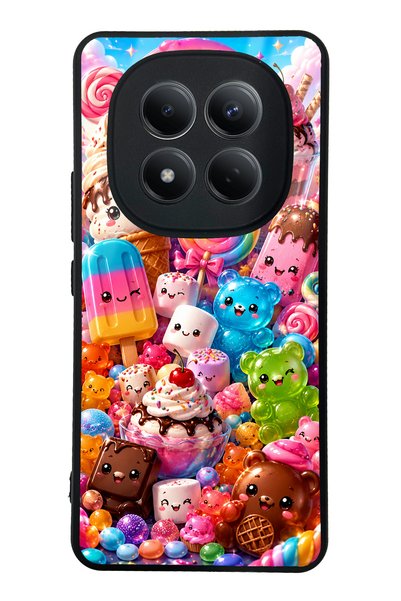 S Mode Xiaomi Redmi Note 15 Pro 4g Kawaii Candy Party Design Glossy Phone Case