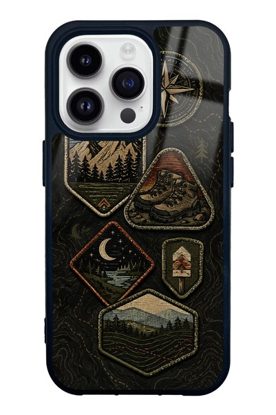 S Mode حافظة هاتف لامعة بتصميم Wildbound لهاتف iPhone 14 Pro
