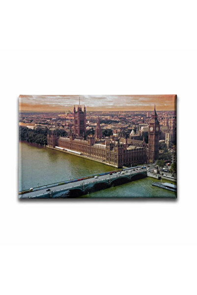 enmalife London City Decorative Canvas Wall Painting