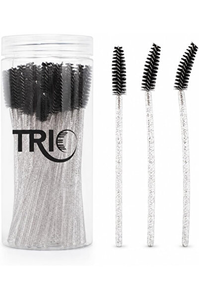 Generic TRIO Disposable Eyelash Brushes, 100 Count | Soft Mascara Disposable,...