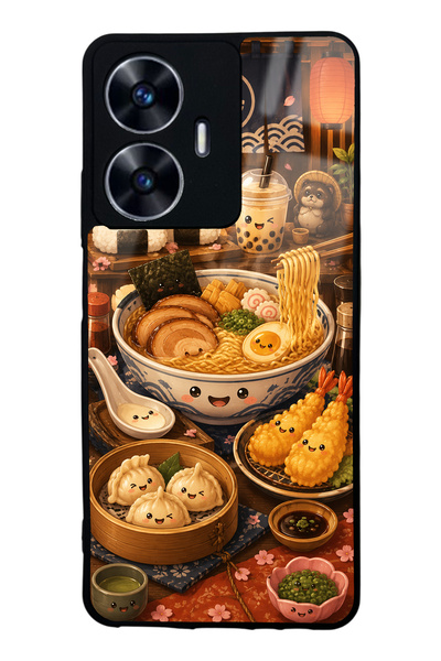 S Mode Realme C55 Ramen Bento Club Design Glossy Phone Case