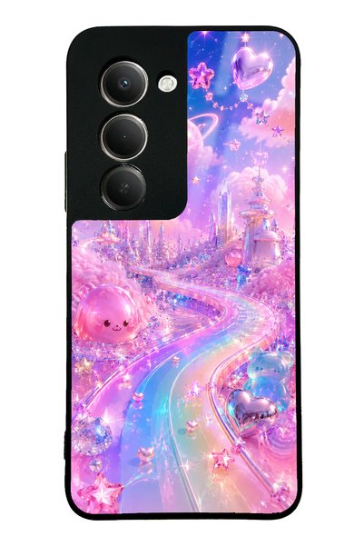 S Mode Xiaomi Redmi 15 Crystal Heart City Design Glossy Phone Case