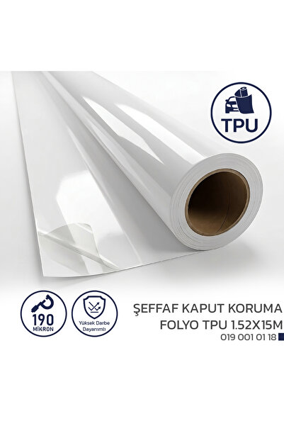 Niken Transparent Ppf Tpu Hood Protection Film 1.52X15M