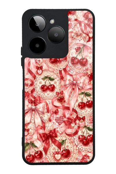 S Mode حافظة هاتف لامعة بتصميم Gm Era 30 Cherry Lace Fantasy