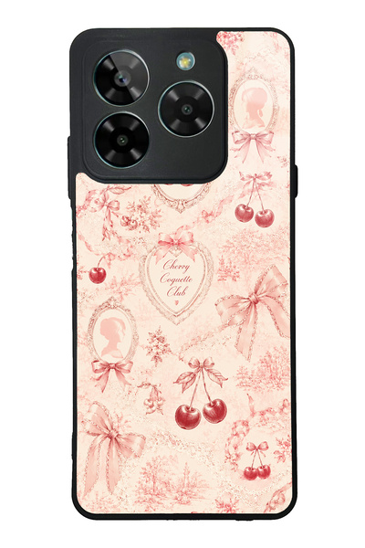 S Mode حافظة هاتف لامعة بتصميم Gm Era 50 Cherry Coquette Toile