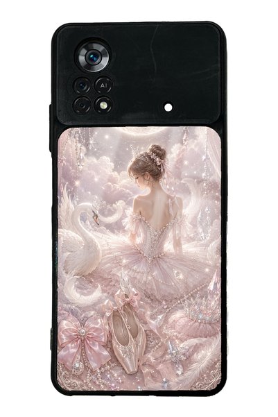 S Mode Xiaomi Poco X4 Pro Starlight Ballerina Design Glossy Phone Case