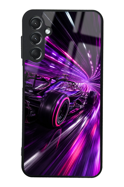 S Mode حافظة هاتف سامسونج A24 بتصميم Quantum Drive لامعة