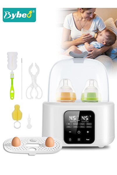 BYBEO Baby Bottle Warmer & Sterilizer, Multifunctional Baby Food Heater & Ste...