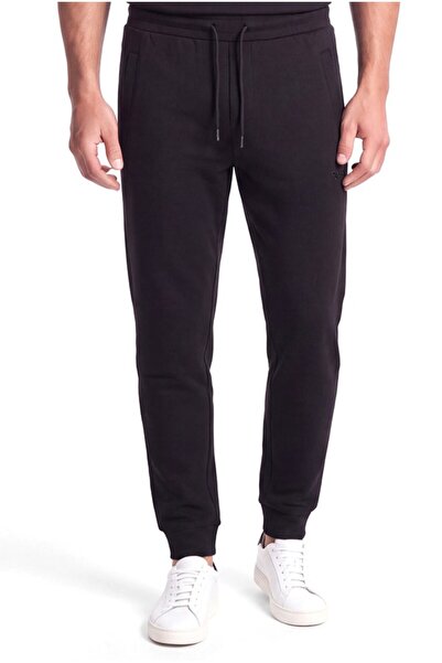 PAUL&SHARK Men's Regular Fit Elastic Cuff Black Trousers