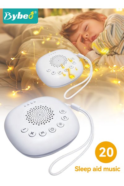 BYBEO Baby White Noise Machine with Night Light, Portable Sound Machine, Baby...