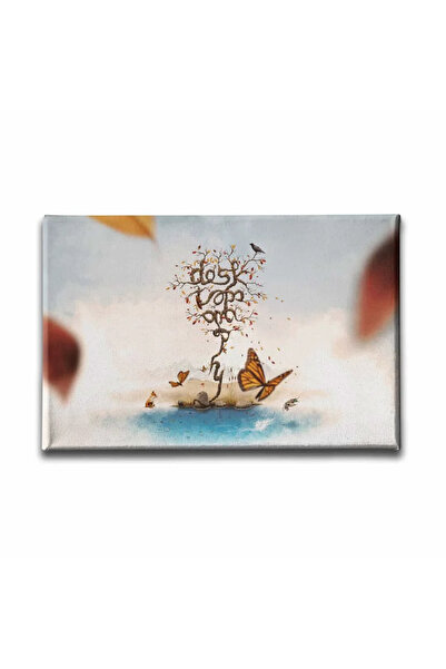 enmalife Kelebegin Dream Decorative Canvas Wall Painting