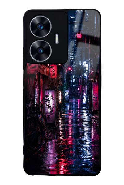 S Mode Realme C55 Electric Alley Design Glossy Phone Case