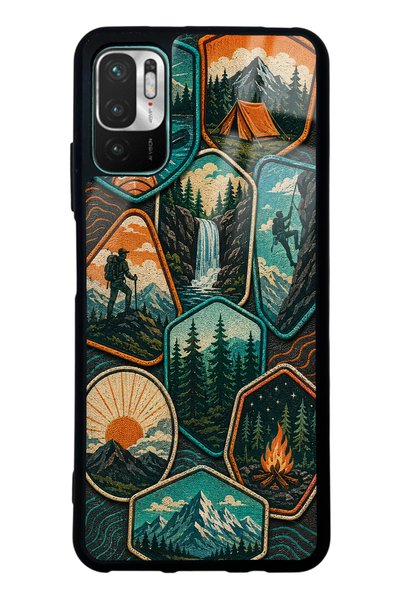 S Mode حافظة هاتف Xiaomi Redmi Note 10 5G بتصميم Wild Horizon لامعة