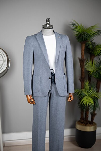 Terzi Ayhan Classics Drawstring sports suit (8432-8419-8395) blue