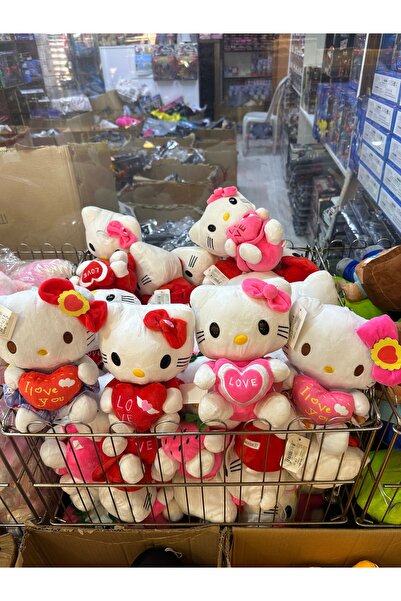 Genel Markalar Hello Kity İthal Peluş Oyuncak Hediyelik 22 Cm