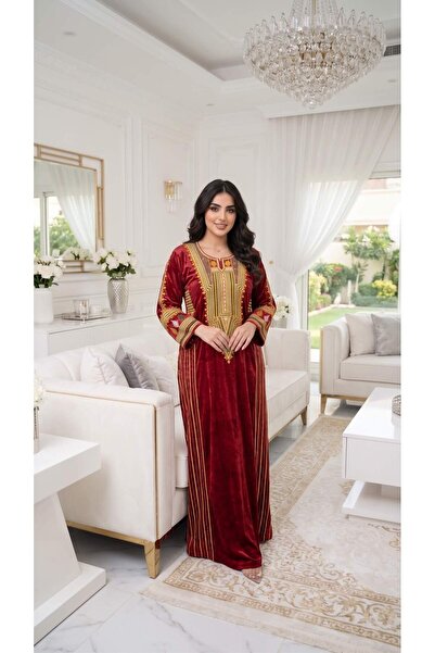 alqarat "Shaghaf" Velvet Jalabiya
