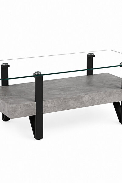 Gharaib Al Tuhaf Single Tea Table Qj-495 L.Concrete