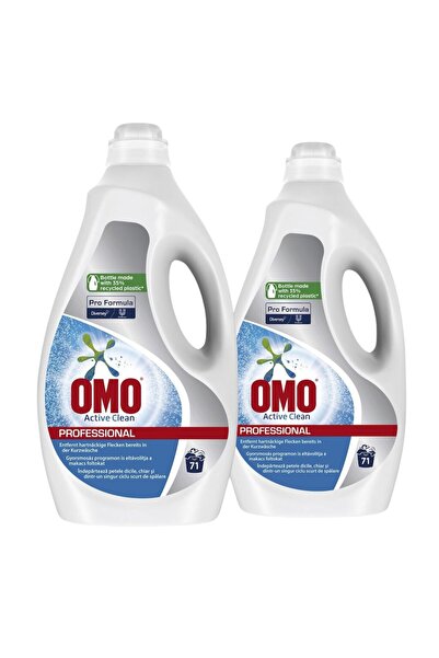 Omo Pachet Profesional Active Clean – Detergent Lichid Rufe, 2×5 L