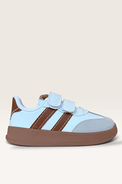 Liger Pantofi sport pentru copii, unisex, cu velcro, confortabili, usori, ALB...