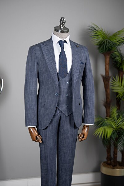 terzi ayhan Vest Suit Navy Blue