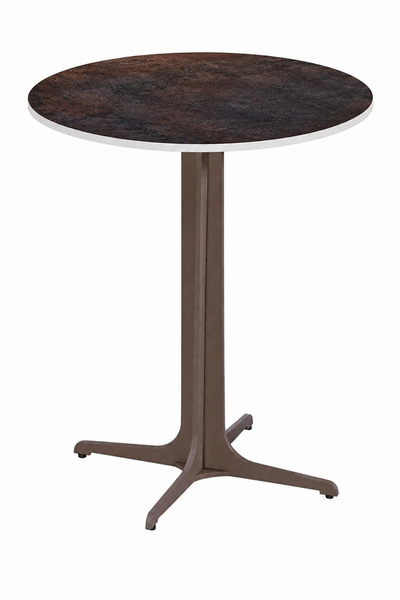 Gharaib Al Tuhaf طاولة خدمة سيراميك دائري 4545 SHS-038S BROWN