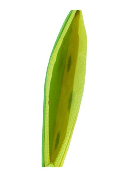 Lucille Craftshop Portofel din pâslă galben-verde