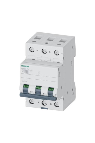Siemens 3x40 Amper C Otomat Sigorta Üç Fazlı 5SL6340