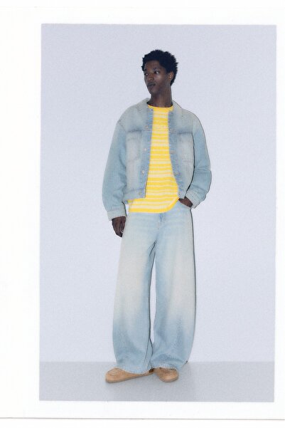 Pull & Bear Diyelimkiş detaylı barrel jean
