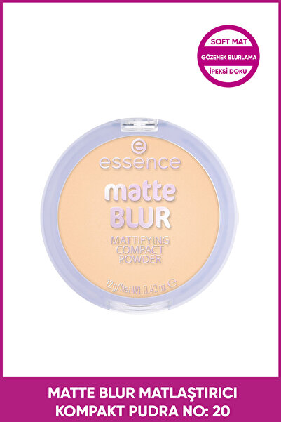 Essence Matte BLUR Matlaştırıcı Kompakt Pudra No: 20