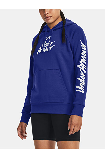 Under Armour UA Rival Fleece Graphic Hdy-BLU - Hanorac