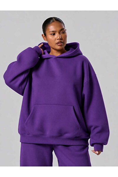 BENROMA 3 Yarn Combed Cotton Plus Size Unisex Sweatshirt Df3