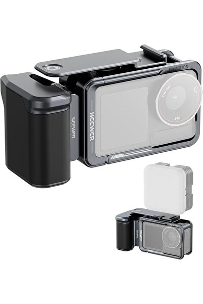 DJI NEEWER AC014+AC034 Kafes ve Yan Kol Kiti (DJI Osmo Action 5 Pro/4/3 Uyumlu)