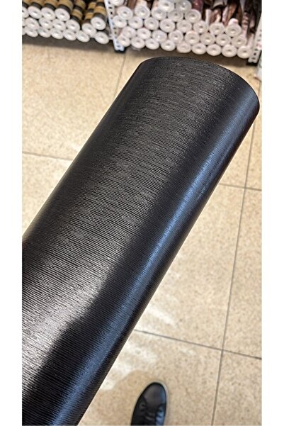 Bien Duvar Kağıtları Bien Exclusive 1927 Düz Siyah Black Kombin Sade Şık Kendinden Desen Duvar Kağıdı 5M²
