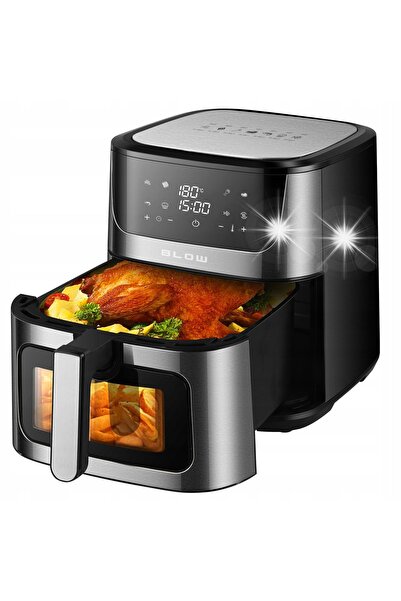 Blow Friteuză cu aer cald XL 8L 2500W, Încălzitoare duble, Design modern, Făr...