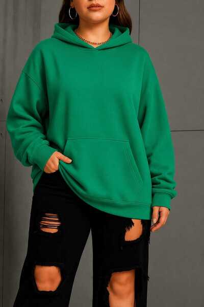 BENROMA 3 Yarn Combed Cotton Plus Size Unisex Sweatshirt Df1