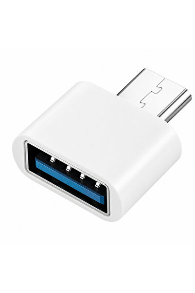 Alfais 4311b Type C Usb 3.1 to Usb 3.0 Beyaz Şarj Data Çevirici Dönüştürücü Adaptör