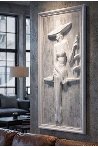 3D SALINCAKTAKİ KADIN - ( 58 X 118 CM )