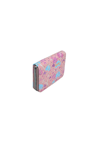 dukidasoturkiye Duki Daso Pink Heart and Paris Motif Zippered Women's Wallet ...