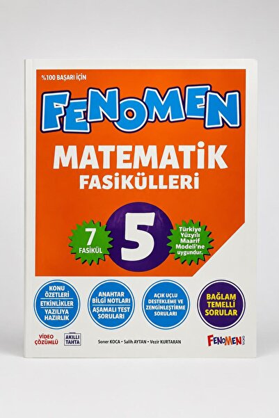 Fenomen Yayıncılık FENOMEN 5.Sınıf Matematik Fasikülleri (7 FAS. Maarif Model Bağlam Temelli Sorular) 2026 GÜNCEL BASIM