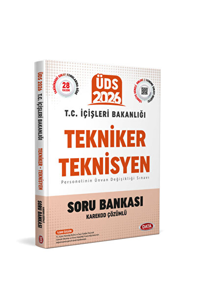 Data Yayınları T.C. İçişleri Bakanlığı Tekniker - Teknisyen ÜDS Soru Bankası ...