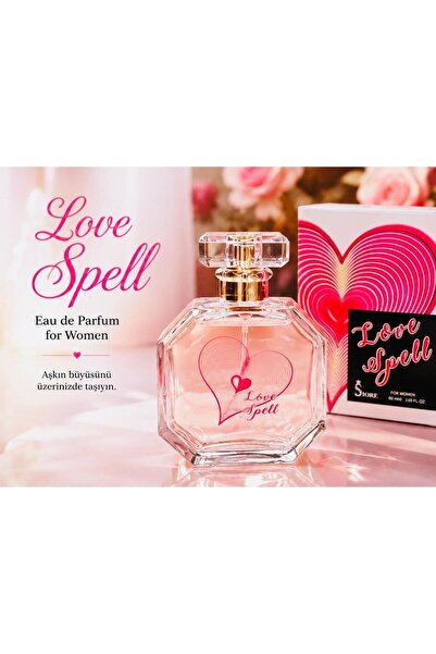 Forface SIORE Love Spell Kadın Eau de Parfum 60 ml – Çiçeksi ve Romantik Kadı...