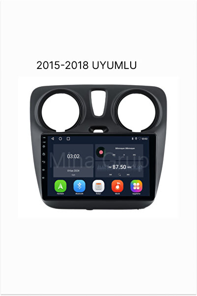 Zenitho SNP Serisi Dacia Dokker / Lodgy Uyumlu 9 İnç Android Multimedya Siste...