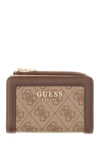 Guess Πορτοφόλι - Μπεζ - Patterned