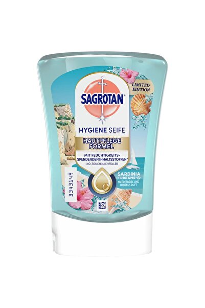 Sagrotan Rezervă fără atingere Sardinia Dreams 250 ml, Compatibil cu Dettol