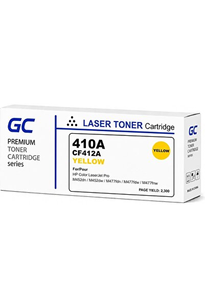 Generic 410A Compatible Toner Cartridge (CF412A) for HP Color LaserJet Pro M4...